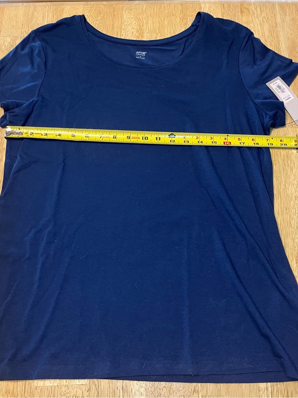 Apt. 9 Navy Scoop Neck Short-Sleeve Top